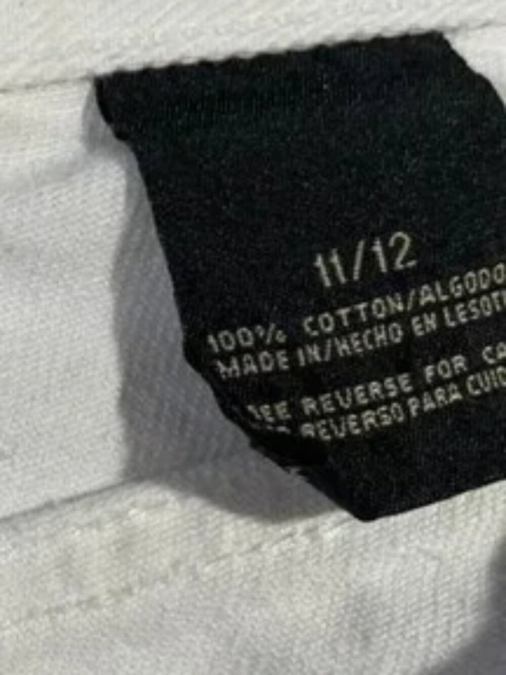 Route 66 Vintage 90s High Waisted Tapered denim Jeans White Heavy Cotton Size 8 - Picture 12 of 13